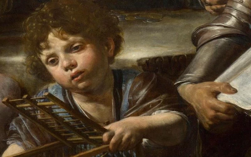 Le quattro età - National Gallery, Londra, dettaglio 2